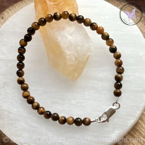 Golden Tiger Eye Beaded Bracelet
